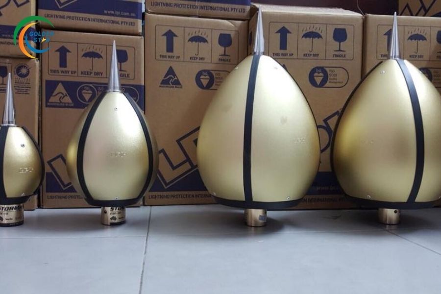 Kim thu sét phòng điện sớm