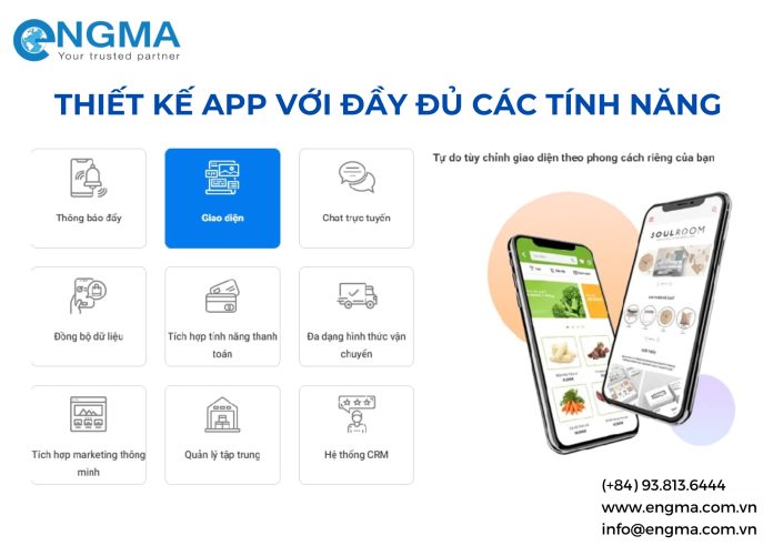 Thiết kế app theo yêu cầu