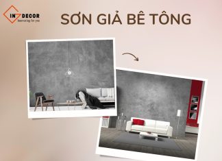 Sơn Hiệu Ứng Bê Tông Trong Ngành Trang Trí Nội Thất Từ Gindecor