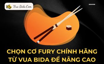 Chọn cơ Fury chính hãng từ Vua Bida để nâng cao kỹ năng chơi bida
