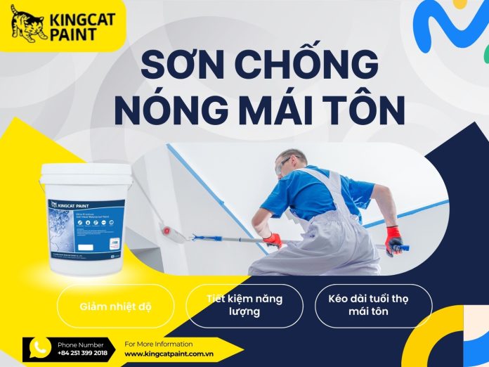 Sơn chống nóng mái tôn