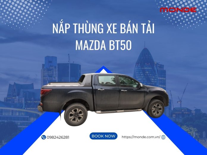Nắp thùng xe bán tải Mazda BT50