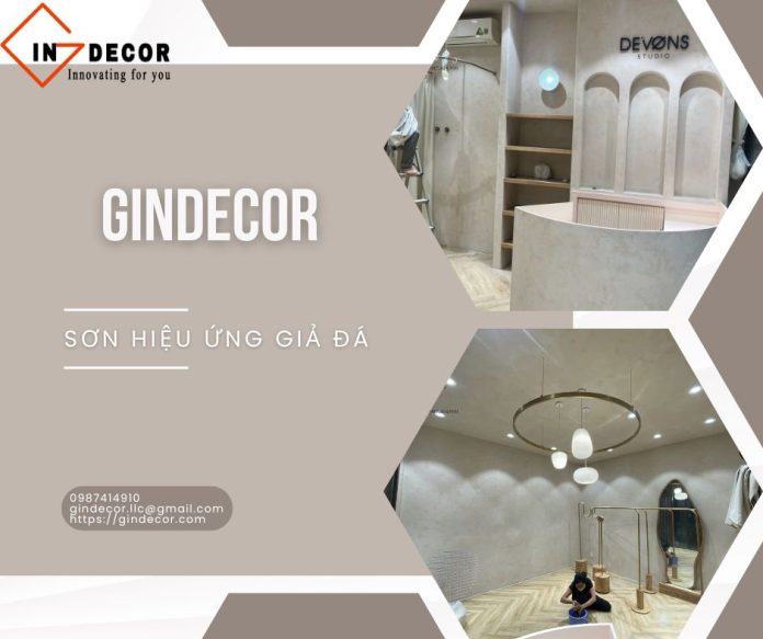 sơn hiệu ứng giả đá