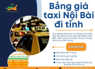 Taxi Nội Bài 24h – Lựa chọn taxi Hà Nội đi Nội Bài giá rẻ