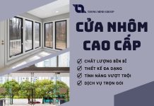 Cửa nhôm cao cấp Thông Minh Group – lựa chọn bền đẹp cho không gian sống sang trọng