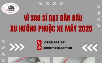 Xu hướng lựa chọn phuộc xe máy năm 2025 – Vì sao Sĩ Đạt dẫn đầu?