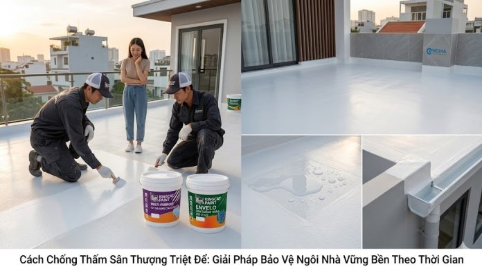 Cách Chống Thấm Sân Thượng Triệt Để: Giải Pháp Bảo Vệ Ngôi Nhà Vững Bền Theo Thời Gian